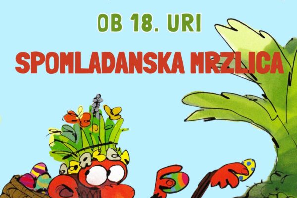 Vabilo na uro pravljic v Knjižnico Nazarje.