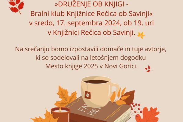 Bralni klub Knjižnice Rečica ob Savinji