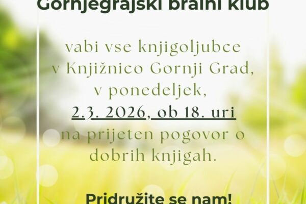 Gornjegrajski bralni klub