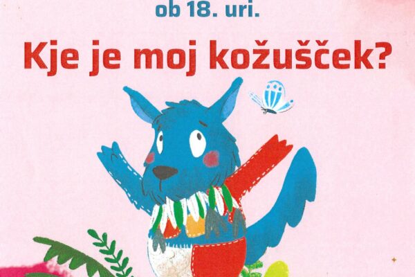 Vabilo na uro pravljic v Knjižnico Nazarje.