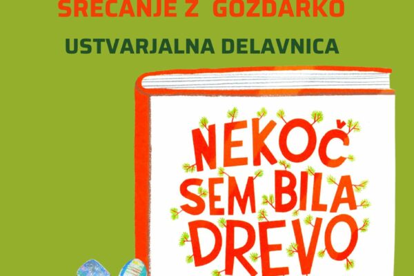 Povabilo na uro pravljic v Knjižnico Mozirje.