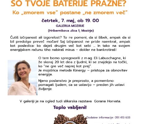 Vabilo na pogovor o izčrpanosti in izgorelosti