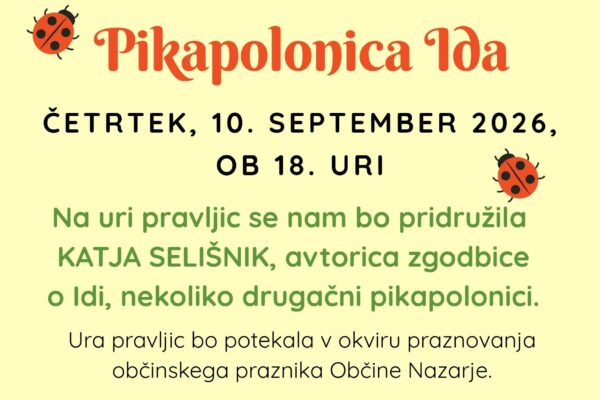 Vabilo na uro pravljic.