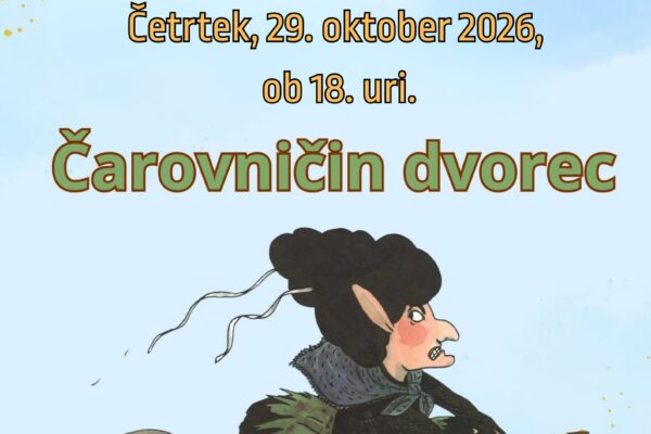 Vabilo na uro pravljic v Knjižnico Nazarje.